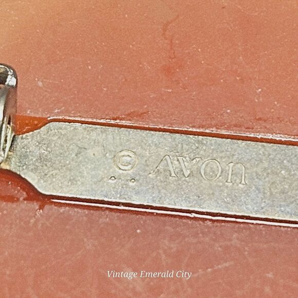 Raised Bouquet Flowers Brooch Framed Cameo Oval Shaped Vtg Floral Pin Revival - Picture 6 of 7